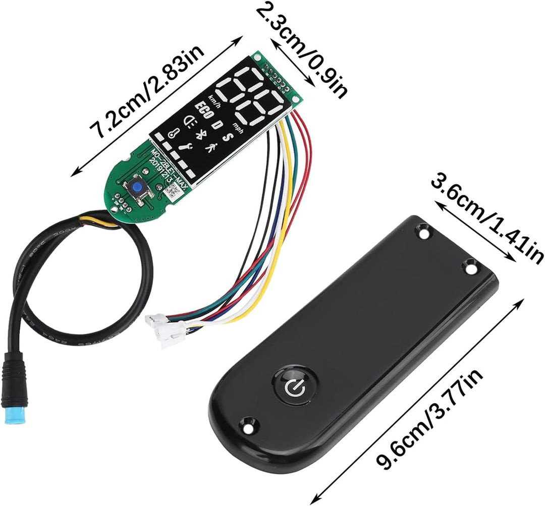 Elektroroller Scooter Armaturenbrett, PCB Wasserdichtes Scooter Armaturenbrett mit Bluetooth LCD Dis