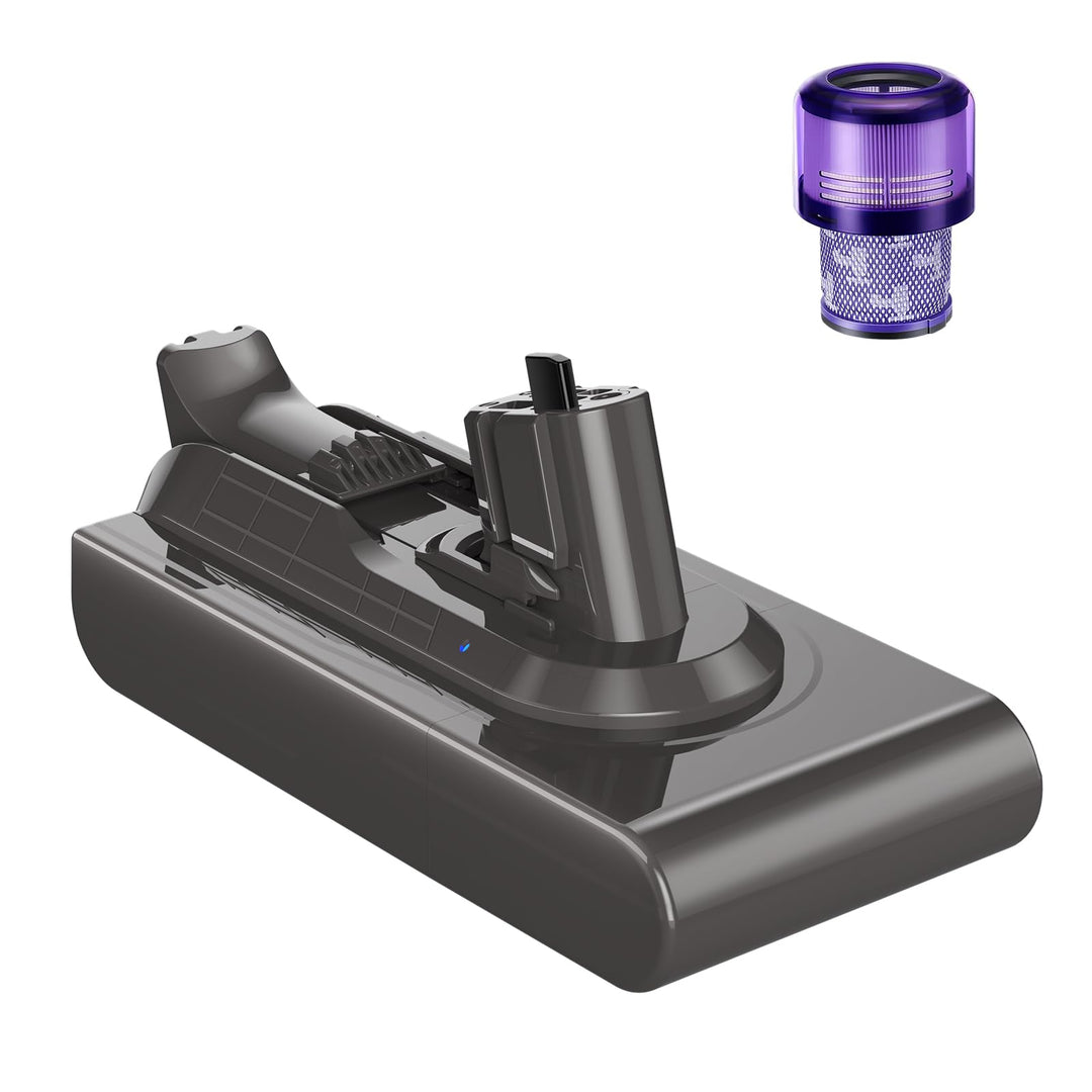 V11 Einrast Akku SV15 Klickstil Akku Ersatz für Dyson, 25.2V 3900mAh SV15 Ersatzakku für Dyson 97042