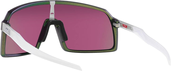 Oakley Herren Oo9406 Sutro Sonnenbrille, Matt-silber-grün Colorshift/Prizm Road Jade