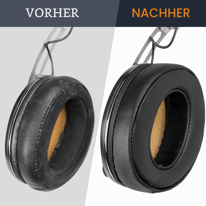 SOULWIT Lammfell Ersatzpolster Ersatz Ohrpolster für Sennheiser Momentum 2.0 (M2)/HD1 Wireless Over/