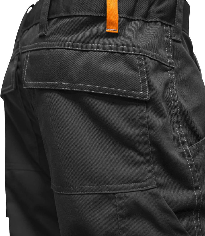 strongAnt Arbeitshose komplett Stretch Männer Berlin Pro Bundhose 21 Schwarz / 260 G/M², 21 Schwarz