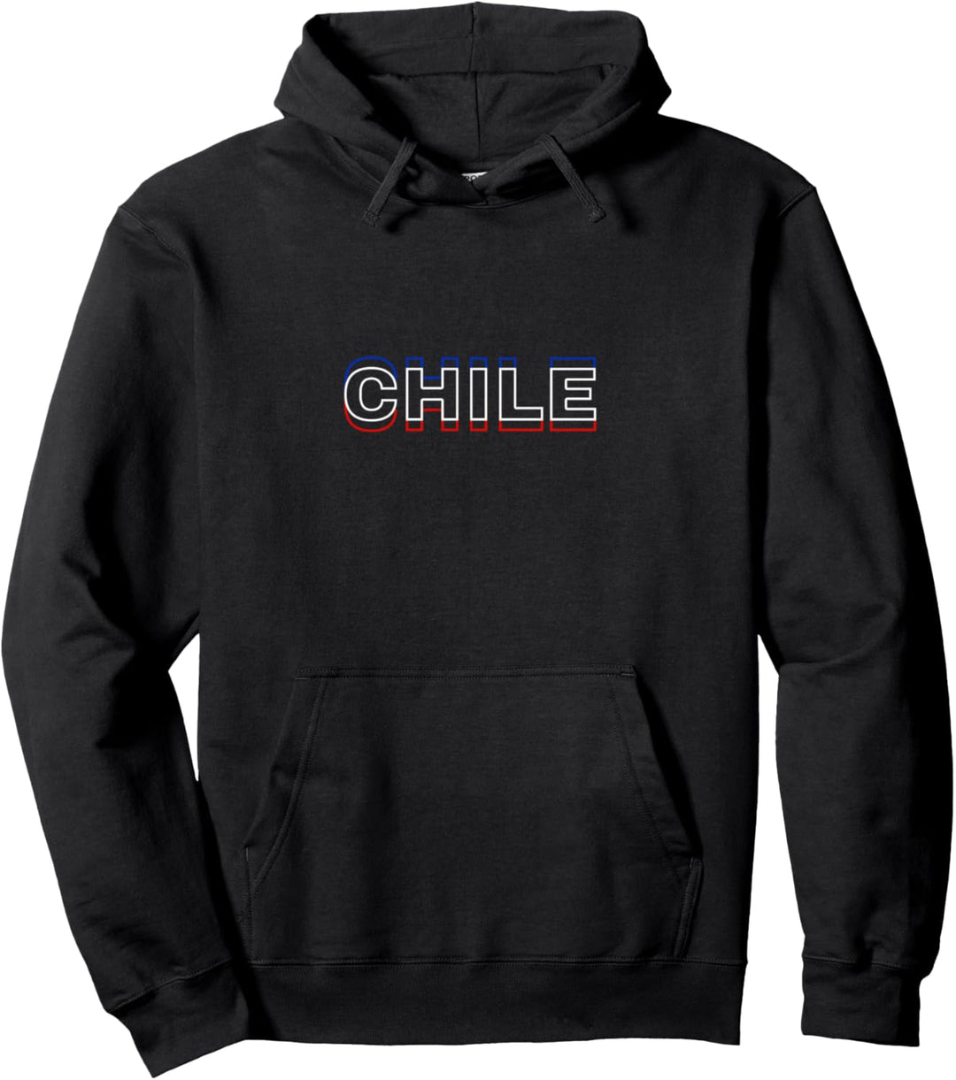 Flagge Chile Pullover Hoodie