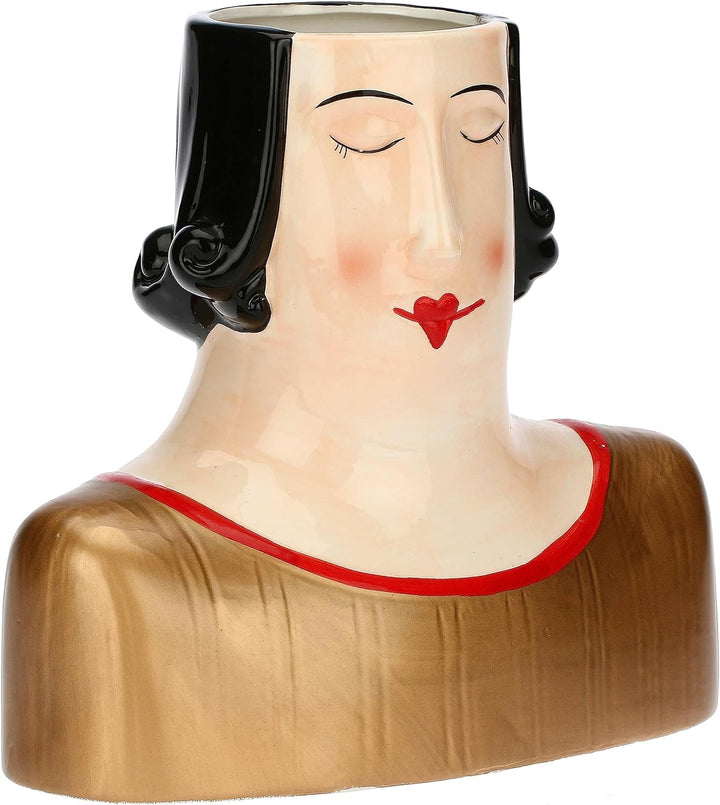 Rituali Domestici - Irobinson Keramik Anita Gold Cachepot Vase