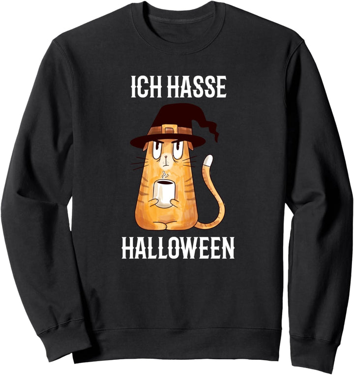 Ich hasse Halloween Anti Katze Sweatshirt