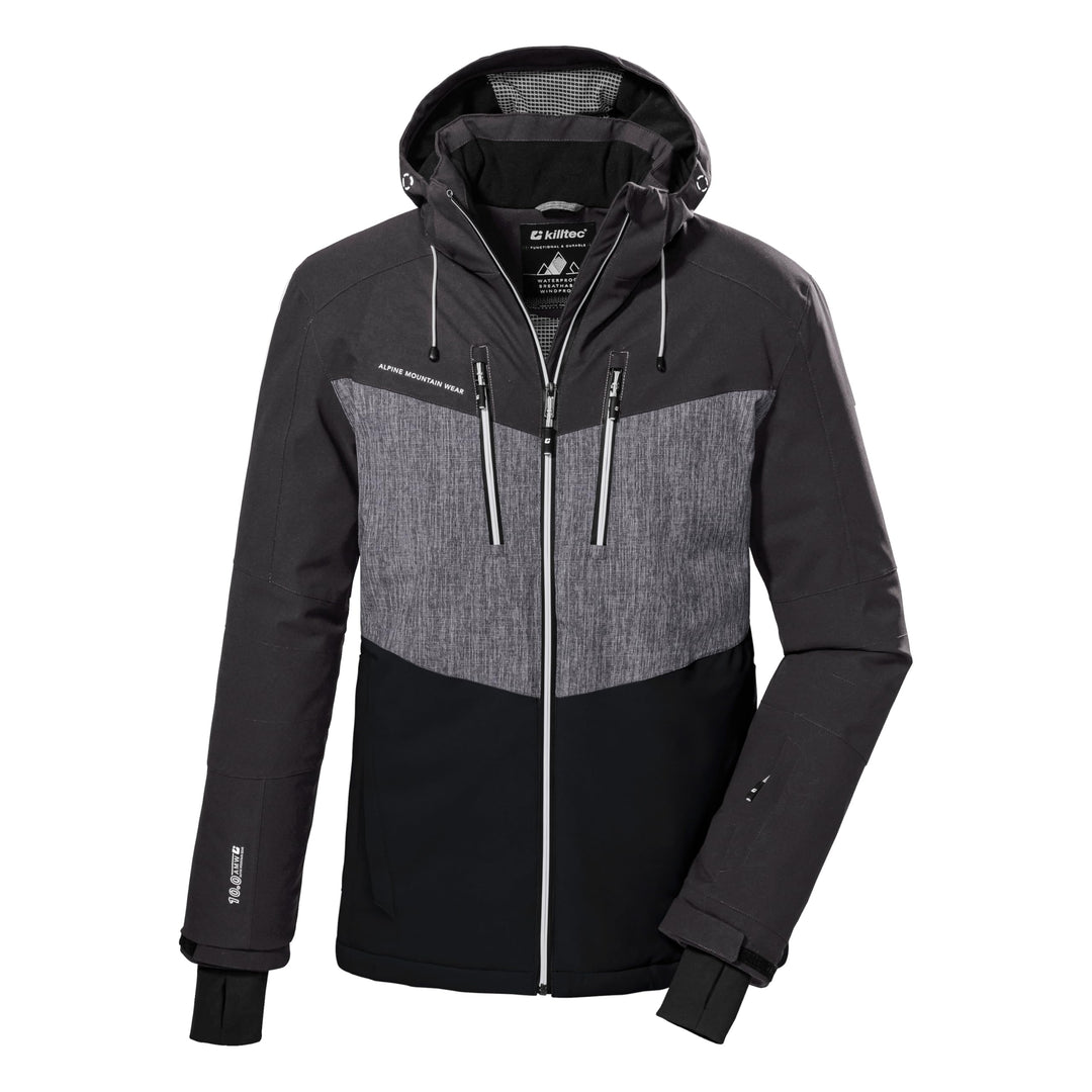 Killtec Herren Ksw 45 Mn Ski Jckt Skijacke/Funktionsjacke mit abzippbarer Kapuze und Schneefang S du