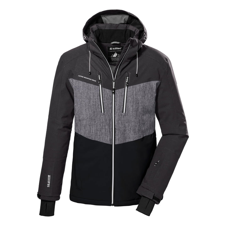 Killtec Herren Ksw 45 Mn Ski Jckt Skijacke/Funktionsjacke mit abzippbarer Kapuze und Schneefang S du