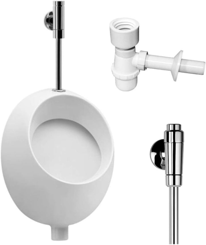 VBChome Urinal Geberit Keramik Zulauf Oben Weiss Modern Hochwertig Pinkelbecken senkrecht Pissoir Pi