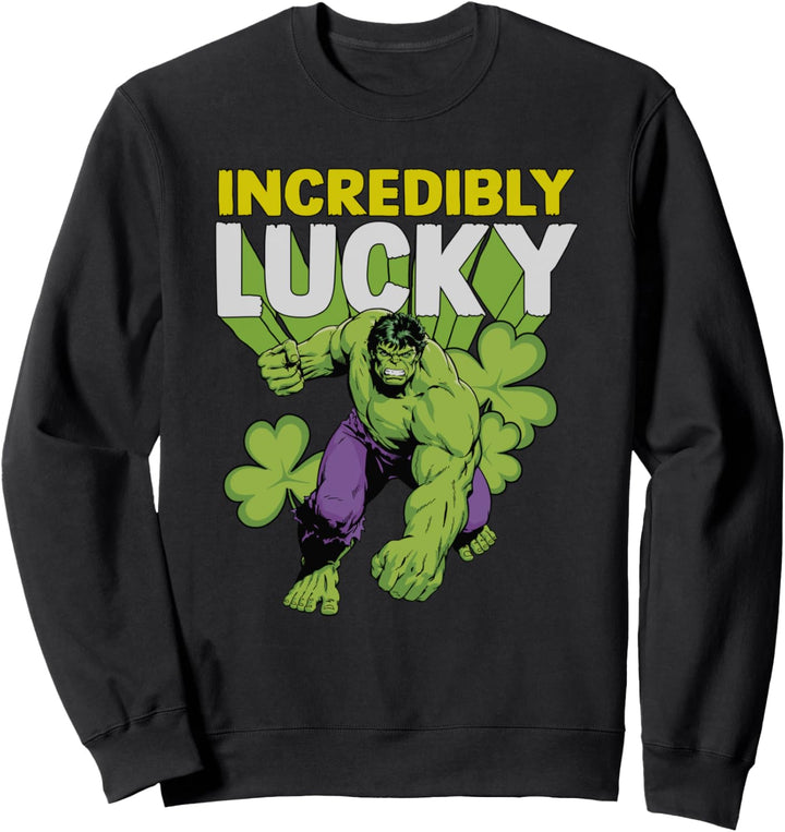 Marvel Hulk St. Patrick's Day Incredibly Lucky Sweatshirt