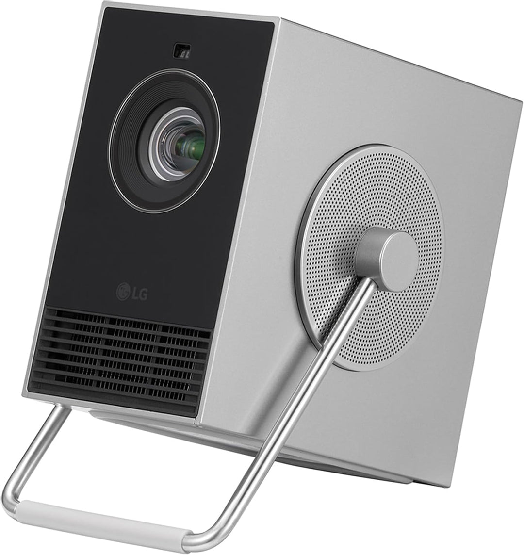LG Electronics HU710PB CineBeam Q Laser Kompakter 4K UHD Projektor, bis 304,8 cm (120 Zoll), 500 Lum