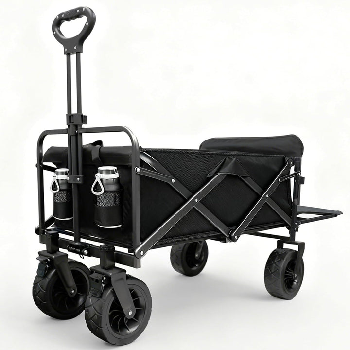 Sanycasa Bollerwagen faltbar 250L 200KG Tragkraft Gelände Strand geeingenet Bollerwagen mit Bremsen