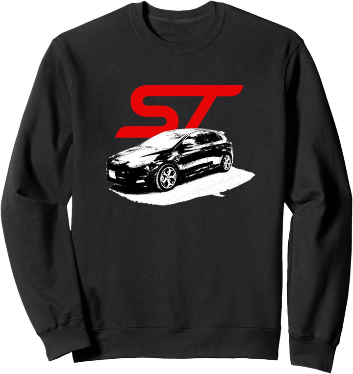 Focus ST - Distressed Look rote Variante Sweatshirt