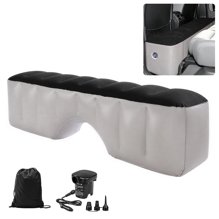 CEWROM Rücksitz Lücke Pad Luftbett Kissen, 130 x 27 x 37 cm Auto Matratze Luftmatratze Aufblasbar, A
