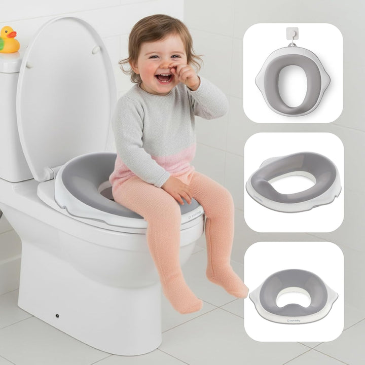 sun baby Kinder Toilettensitz, Toilettenaufsatz für kinder 2 bis 6 Jahren - rutschfest, profilierte