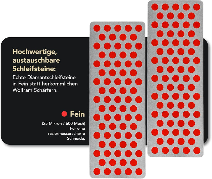 DMT Diamant Messerschärfer Simple-Sharp, grau, 110 x 92 x 83 mm Single, Single