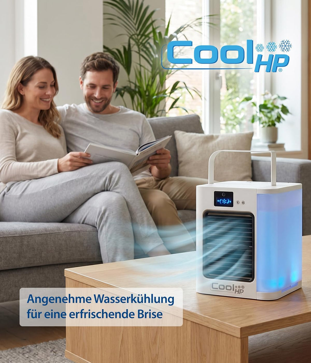 BEST DIRECT Coole Leistung As seen on TV Lufterfrischer Mini 3-stufiger Lüfter Mit Fernbedienung Luf