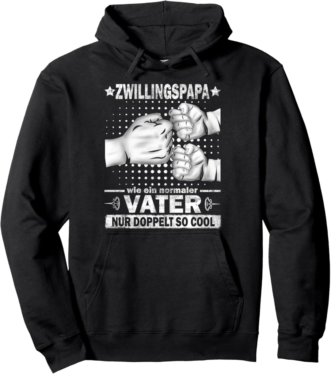 Zwillingspapa - Vater nur doppelt so cool Papa Geschenk Pullover Hoodie