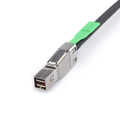 10Gtek® Mini SAS SFF-8644 to U.2 SFF-8639 NVMe SSD Cable with 15P SATA Power Cable, External 26Pin t