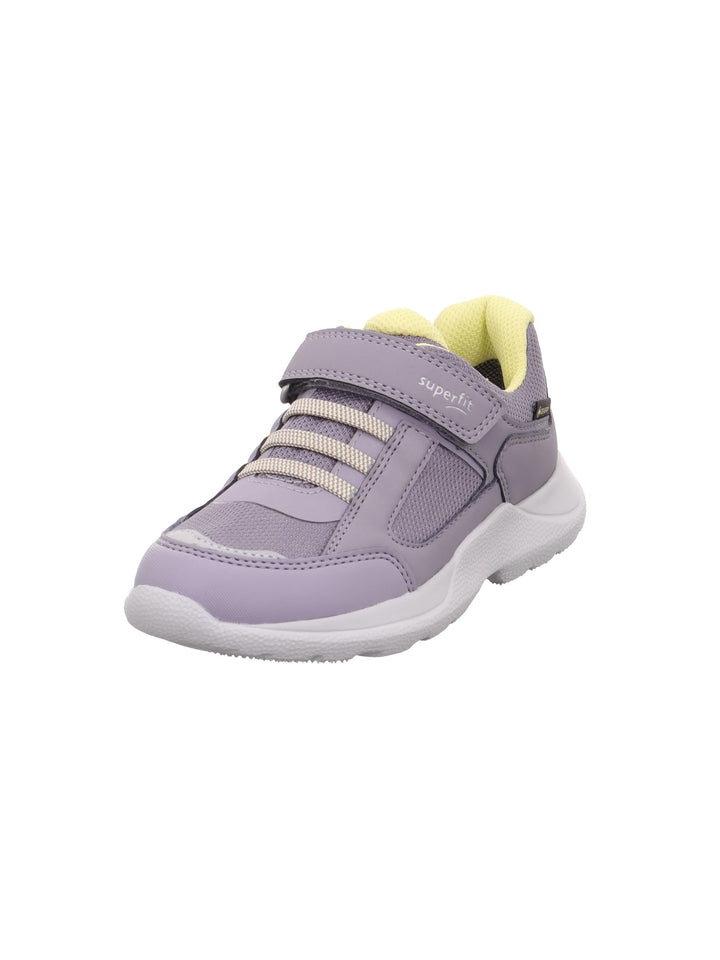 Superfit Mädchen Rush Sneaker 28 EU Lila Gelb 8510, 28 EU Lila Gelb 8510