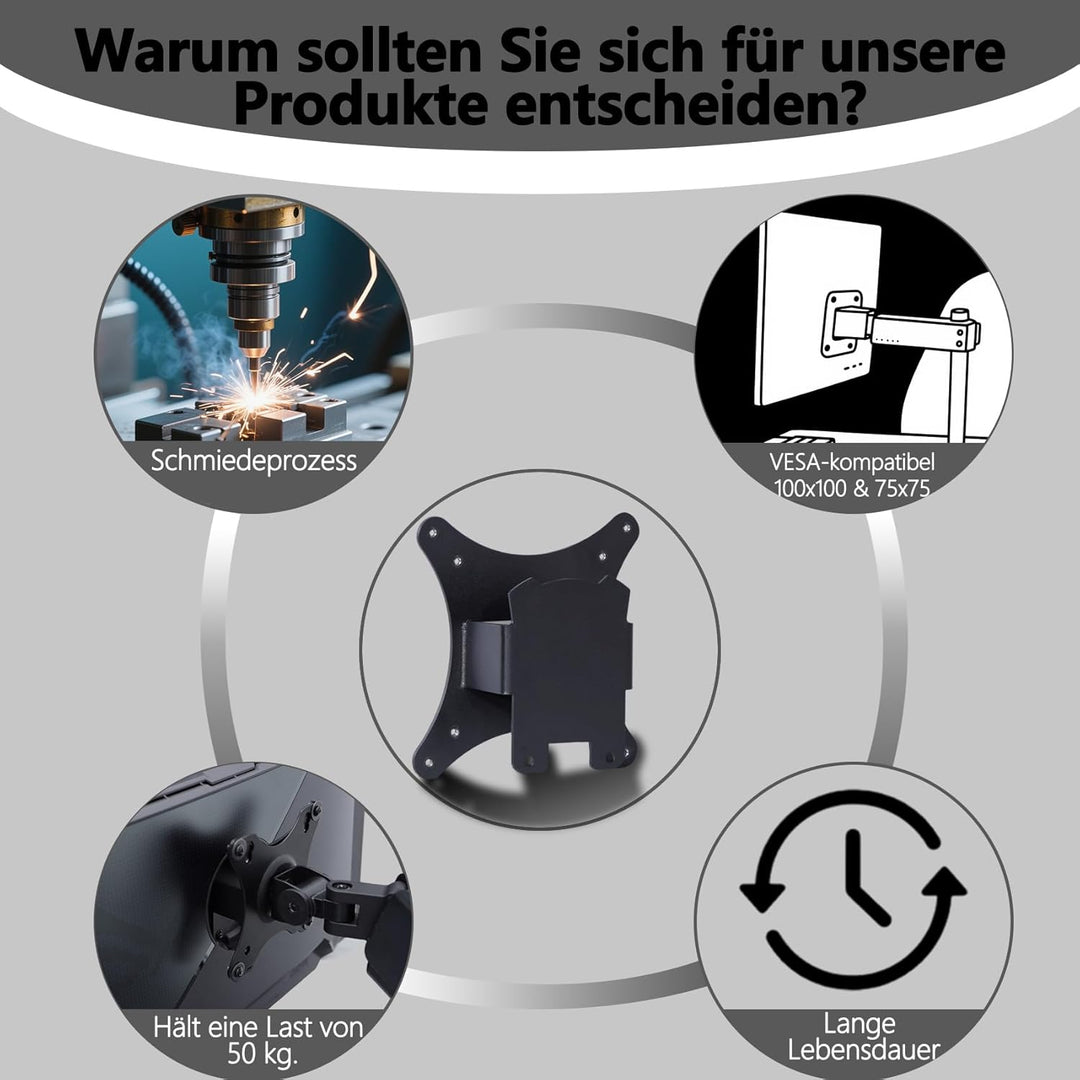 VESA-Adapter XG27AQDMG kompatibel mit ASUS ROG 27", 32" und 34" Monitoren (geeignet für XG27AQDMG, P