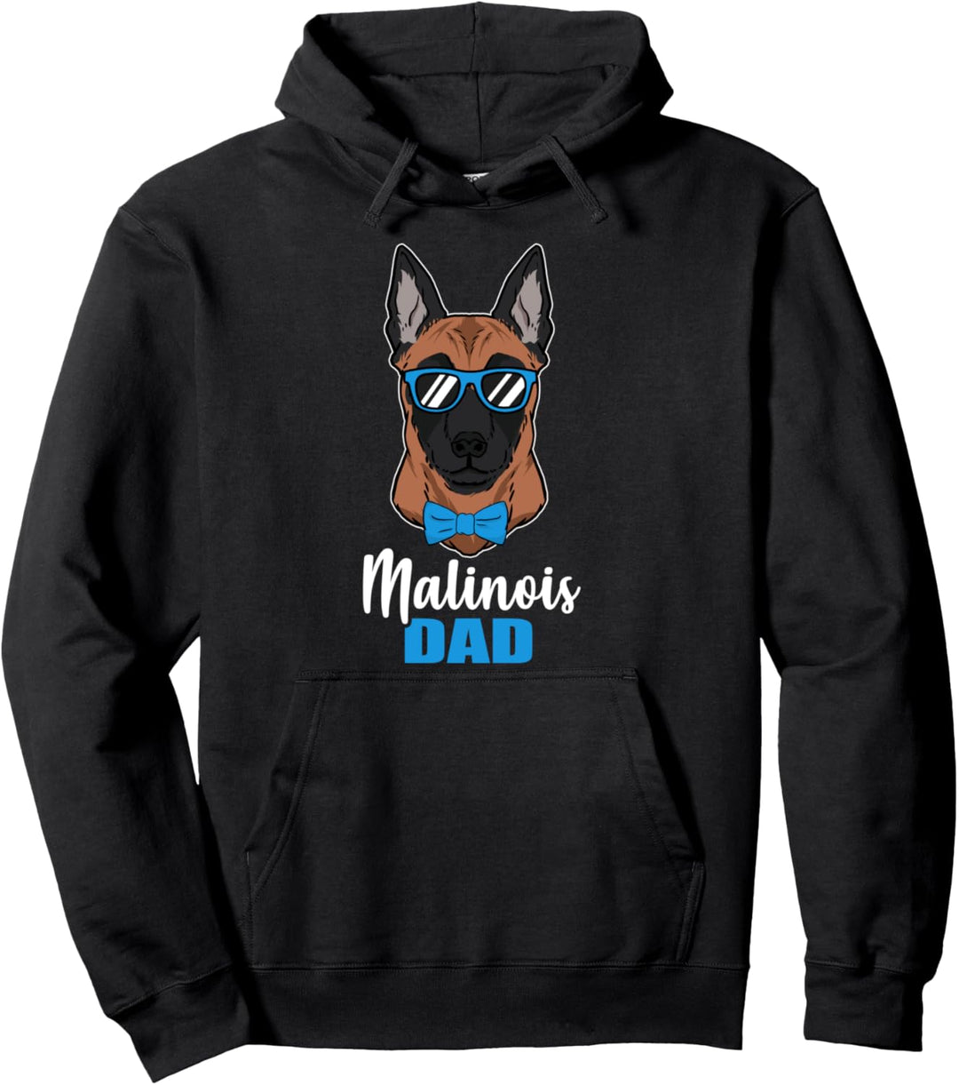 Lustiges Hunde Papa Geschenk Herrchen Malinois Hund Pullover Hoodie