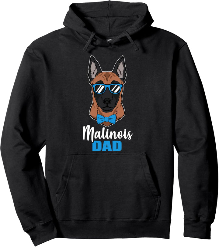Lustiges Hunde Papa Geschenk Herrchen Malinois Hund Pullover Hoodie