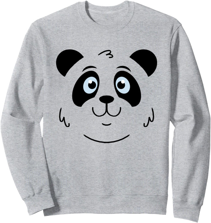 Süsses Panda Gesicht Pandabär Baby Panda Kostüm Sweatshirt
