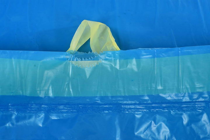 Funny AG-879 LDPE-Zugbandsäcke, 700 x 1100 mm, Typ 60, Blau, Circa 120 L, 250 Stück) Single, Single