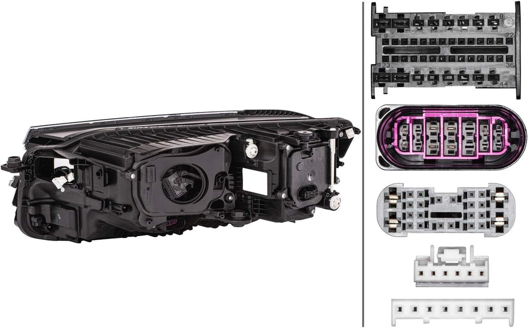 HELLA 1EX 013 143-281 LED-Hauptscheinwerfer - rechts - für u.a. VW Touareg (CR7) - Matrix LED, R-Lin