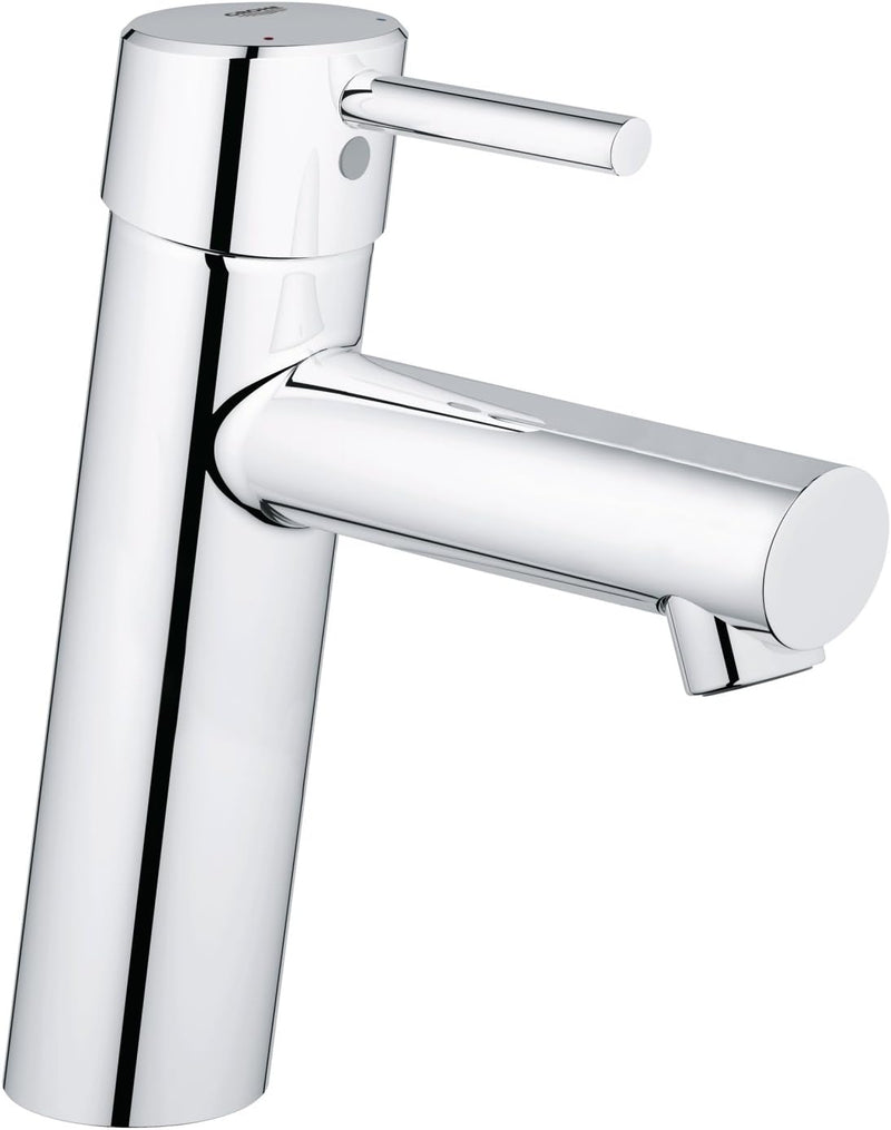 GROHE Concetto Badarmatur - Waschtischarmatur (M-Size, glatter Körper, mit Temperaturbegrenzer) 2345
