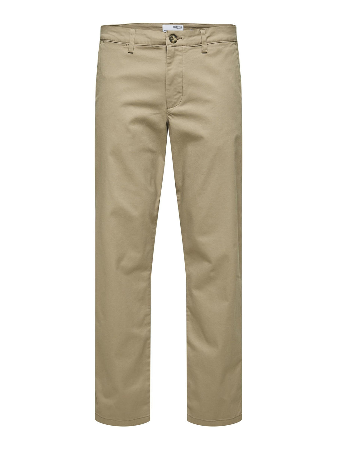 SELECTED HOMME Male Chino 196 Straight Flex 28W / 32L Greige, 28W / 32L Greige