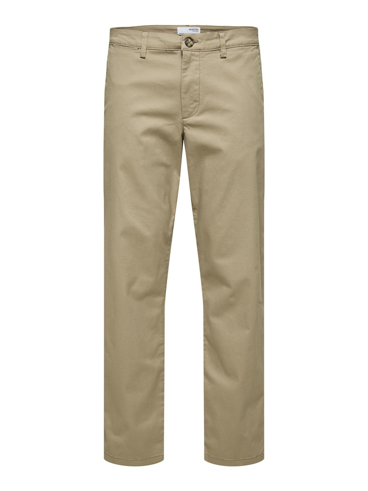 SELECTED HOMME Male Chino 196 Straight Flex 28W / 32L Greige, 28W / 32L Greige