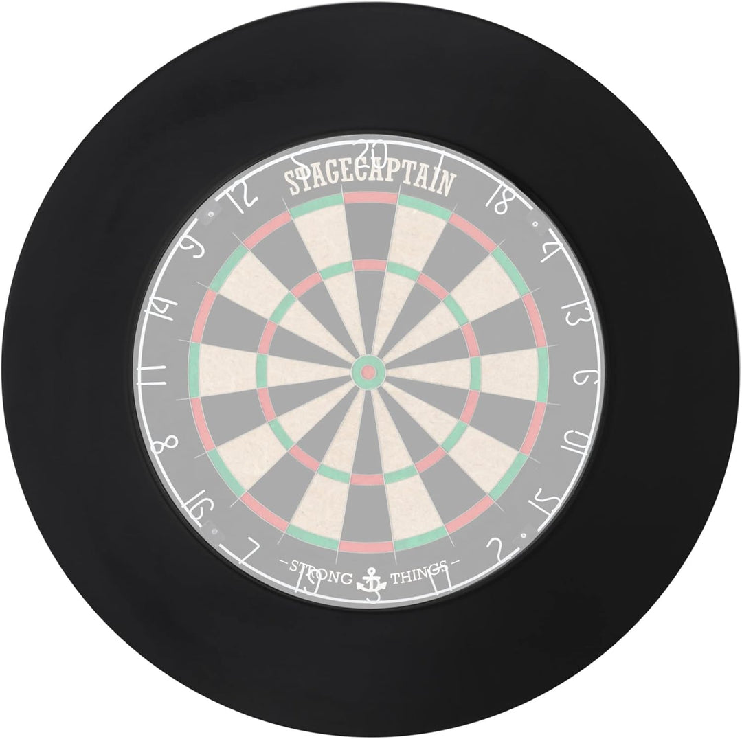 Stagecaptain SUR-450 BK Dartring - Surround für Steeldarts aus 3,5 cm dickem PU-Schaum - Schützt Wan