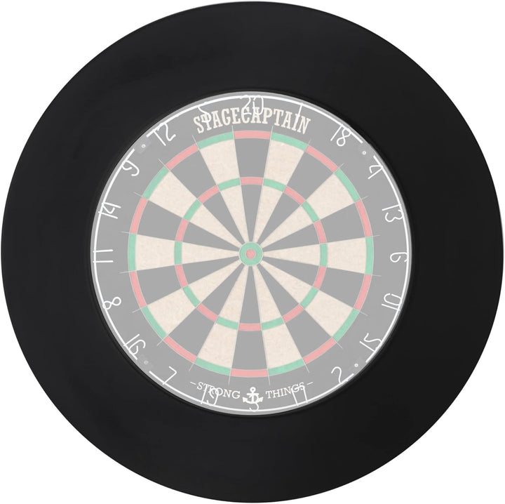 Stagecaptain SUR-450 BK Dartring - Surround für Steeldarts aus 3,5 cm dickem PU-Schaum - Schützt Wan