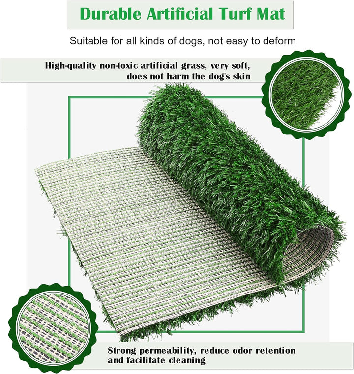 63 x 50 cm grosse Hundetoilette, Welpentoilette, Trainingsunterlage für kleine, grosse und ältere Hu