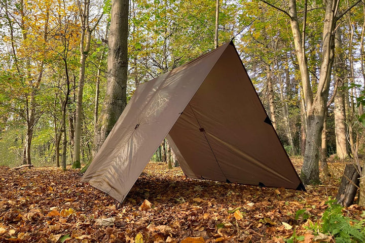 DD Tarp XL Regendach Zelt Plane - Coyote braun