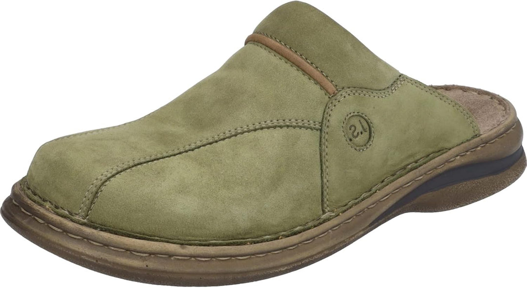 Josef Seibel Klaus, Herren Mules/Pantoletten 44 EU Grün Oliv Kombi 751 631, 44 EU Gr&#xFC;n Oliv Kom