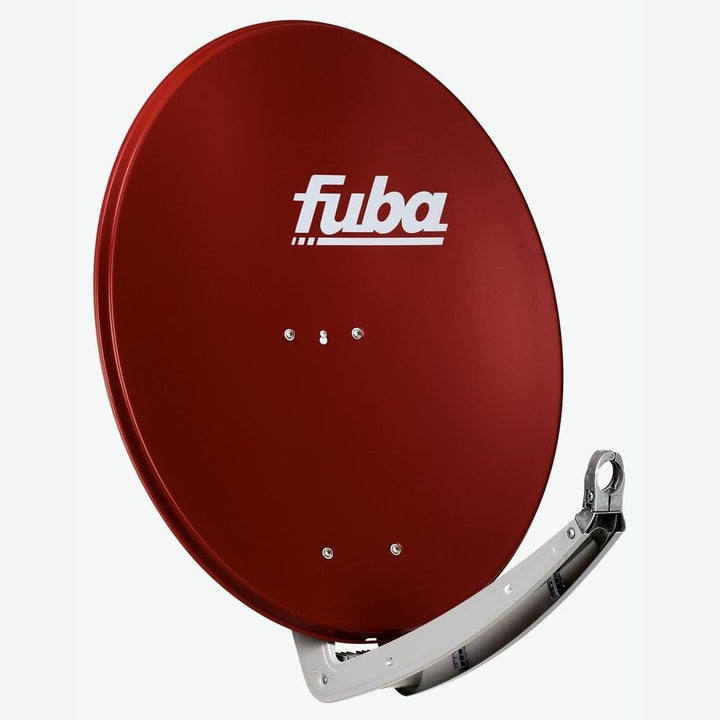Fuba DAA 780 R Aluminium-Satelliten-Parabolantenne (38,50 dB, Grosse 78 cm) rot ziegelrot 78 cm, zie