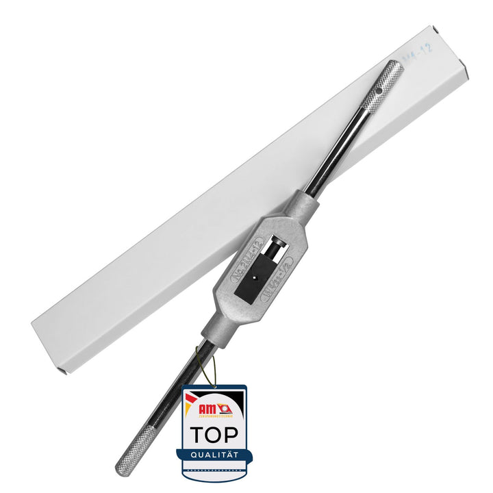Windeisen | verstellbares PRO Windeisen für Gewindebohrer | Auswahl verschiedener Halter, verstellba