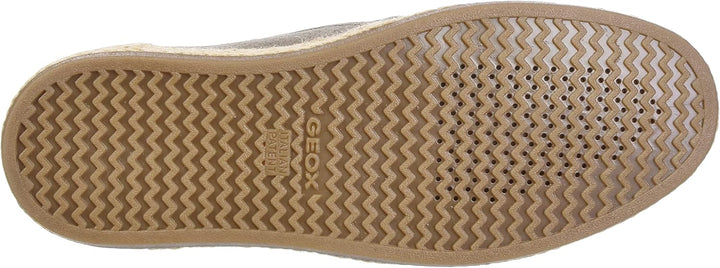 Geox Herren U Pantelleria Sneaker, 44 EU Dove Grey Beige