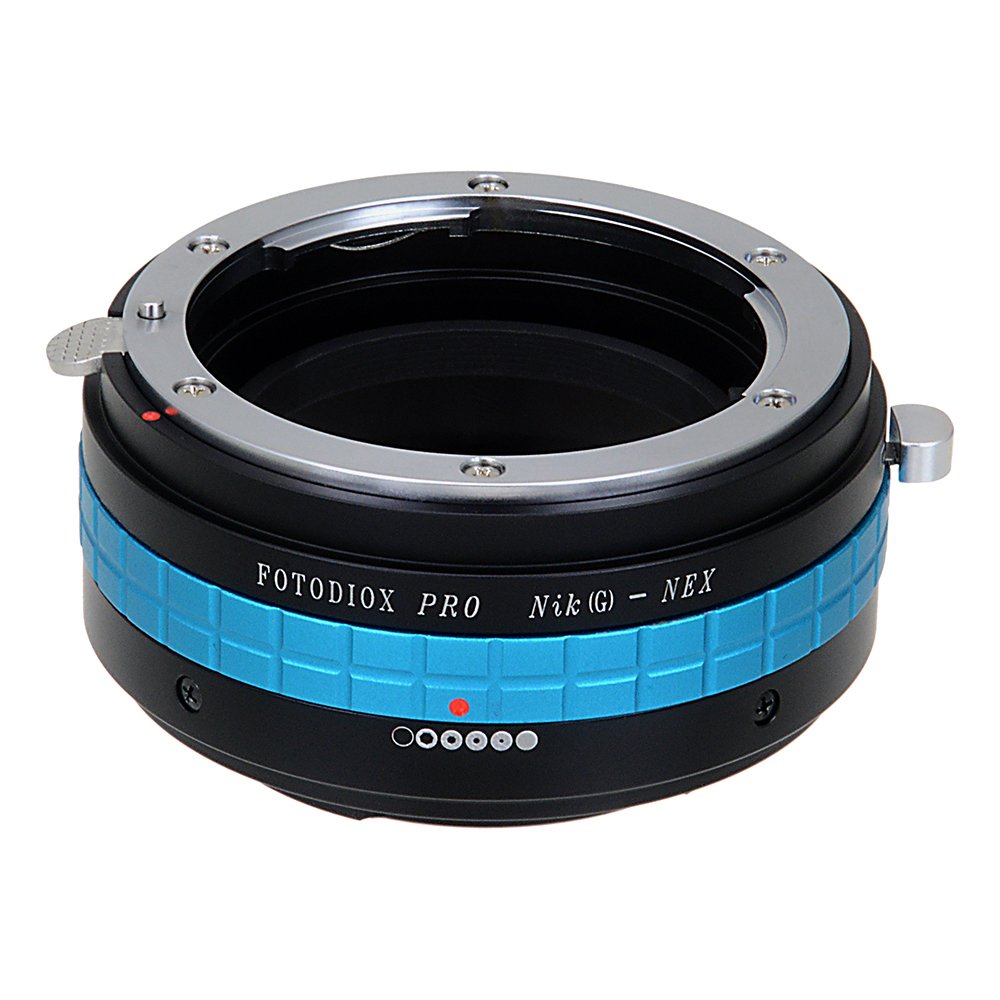 Fotodiox Pro Lens Mount Adapter Compatible with Nikon F-Mount G-Type Lenses on Sony E-Mount Cameras