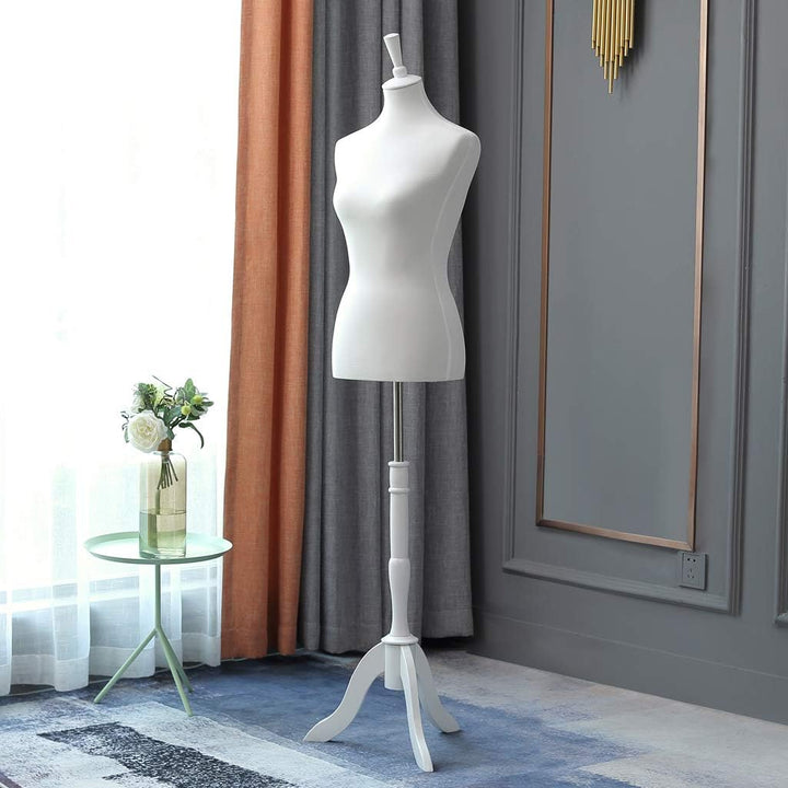 Schneiderpuppe Damenbüste Büste Torso Gr.36/38 | LW6020W-1 Weiss, Weiss