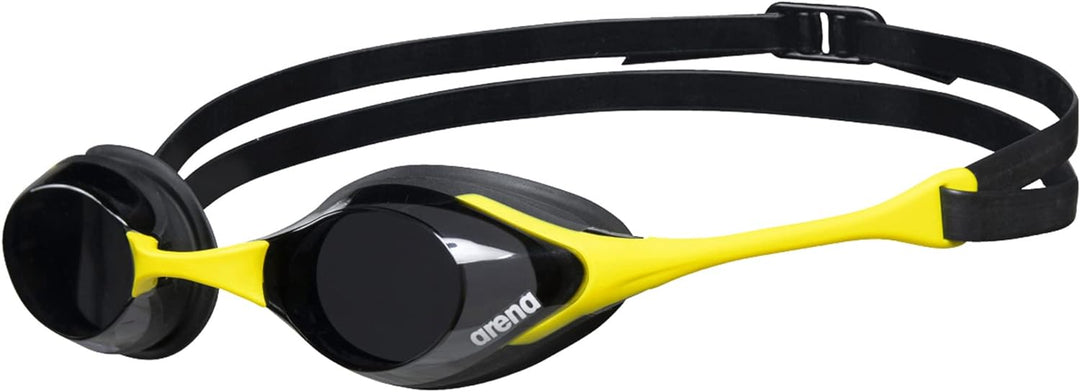 ARENA Herren Cobra Swipe Schwimmbrillen (1er Pack) Einheitsgrösse Dark_Smoke-Yellow, Einheitsgrösse