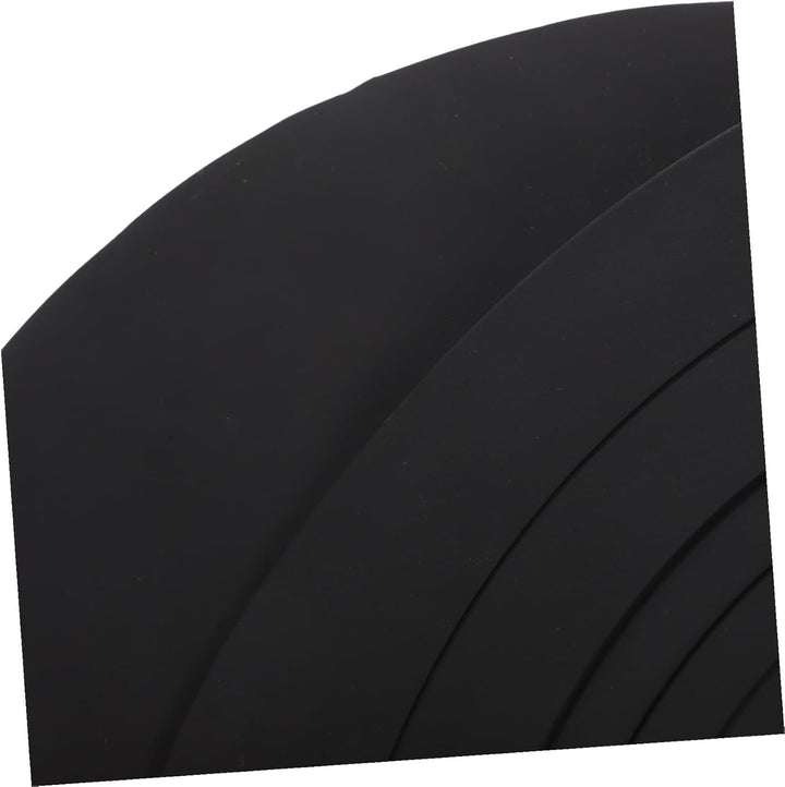 Toyvian Silikon Plattentellerauflage für Plattenspieler Antistatische Schutzmatte für Vinyl Schallpl