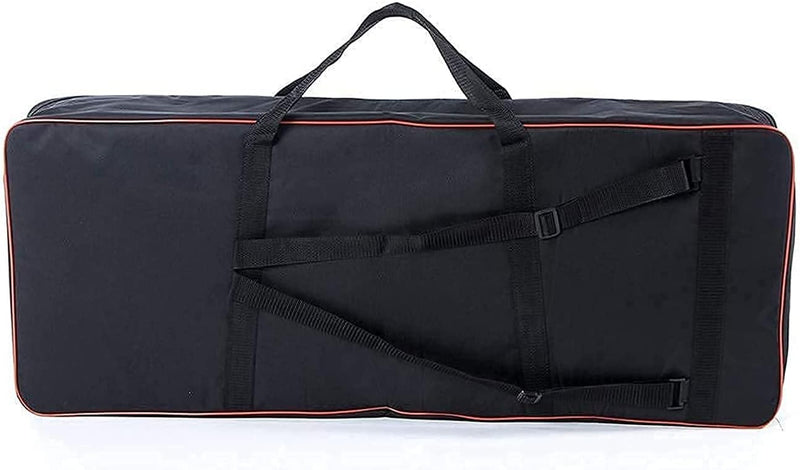 QEES Keyboard-Tasche für 61 Noten, für E-Klaviere, 600D Oxford-Stoff mit 10 mm Startseite, Gigbag (s