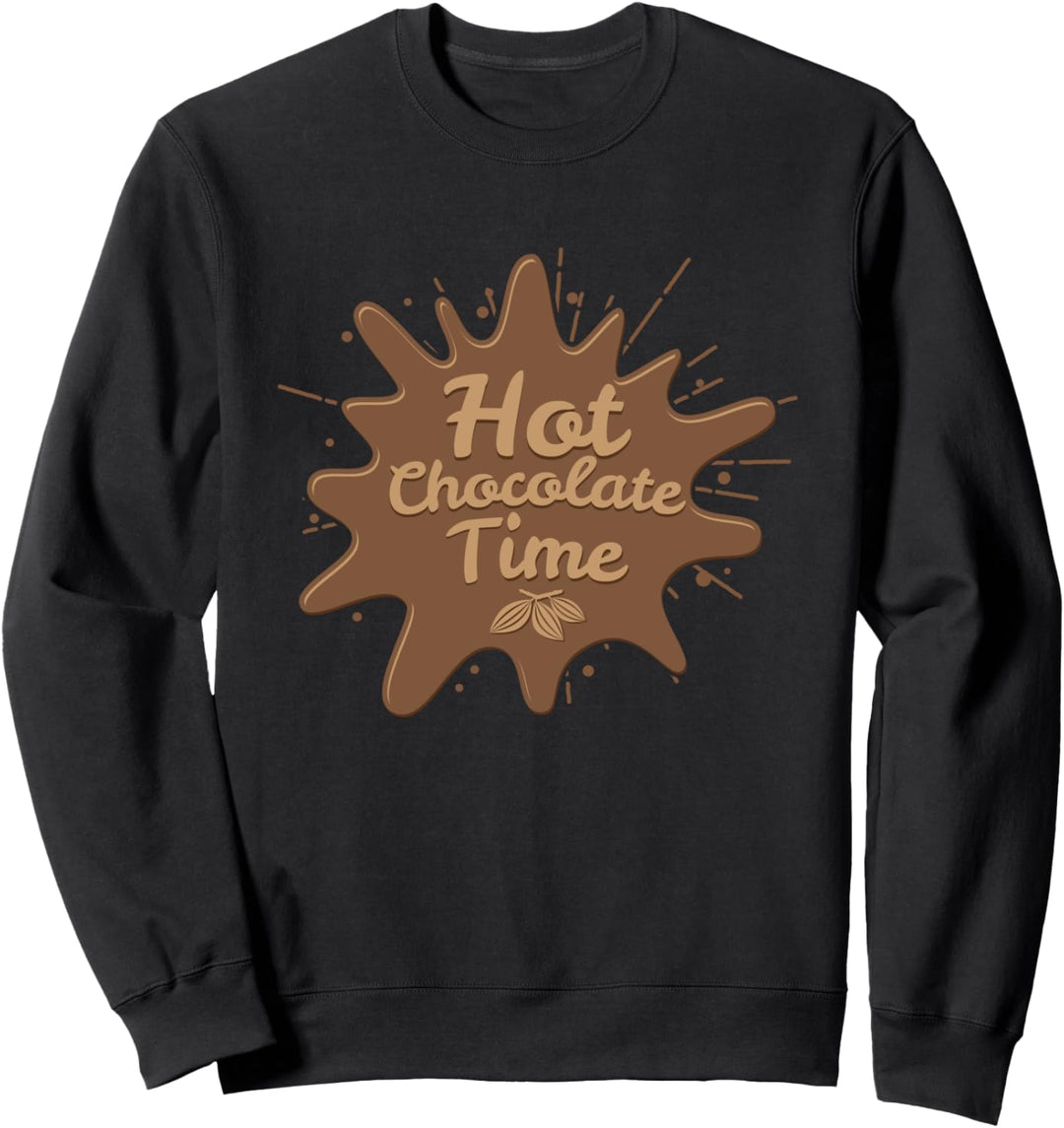 Heisse Schokolade Lustiges Schokoholiker Fun Sweatshirt