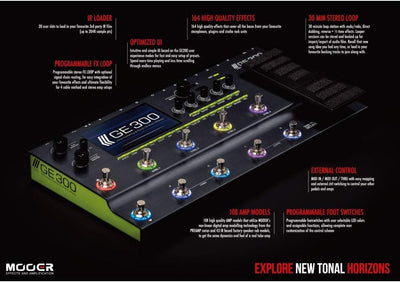 Mooer GE300 Amp Modeling & Multi-Effect Guitar Processor