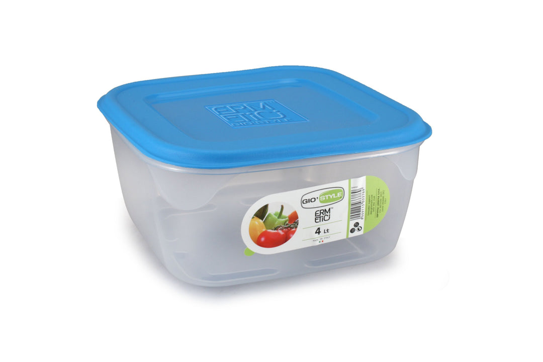 GioStyle luftdicht, quadratisch, Blau – Container 4.0 L