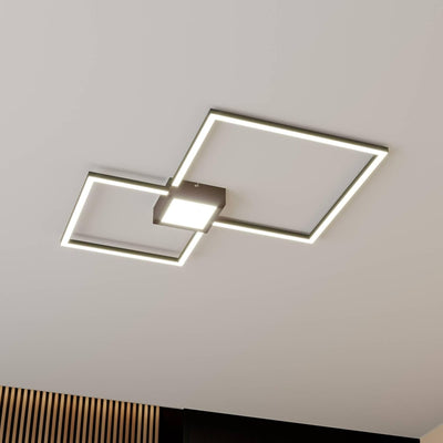 Lindby LED Deckenlampe modern, dimmbar, LED Deckenleuchte Metall 28W LED Leuchtmittel, 230V, IP20, w