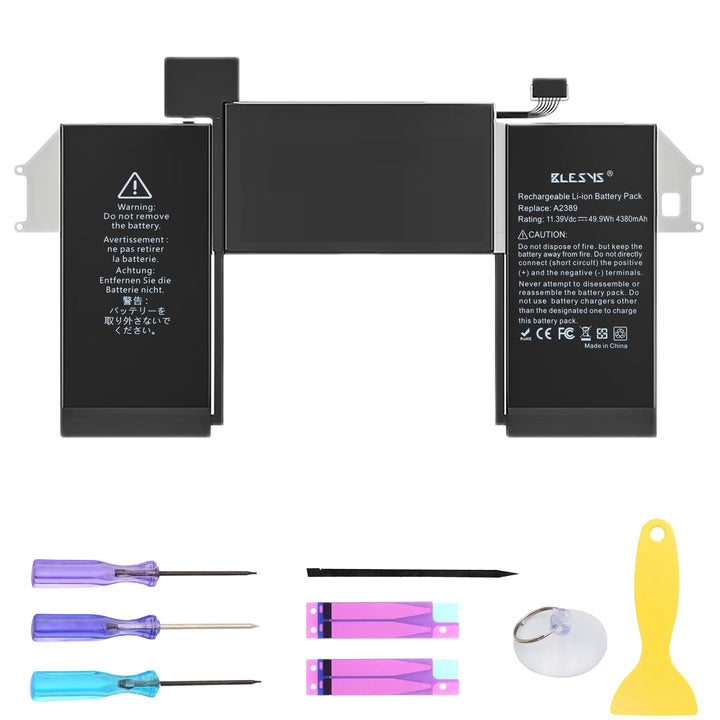 BLESYS A2337 Akku A2389 Laptop Ersatzakku für MacBook Air 13 Zoll A2337 M1 2020 EMC 3598 [Li-Polymer