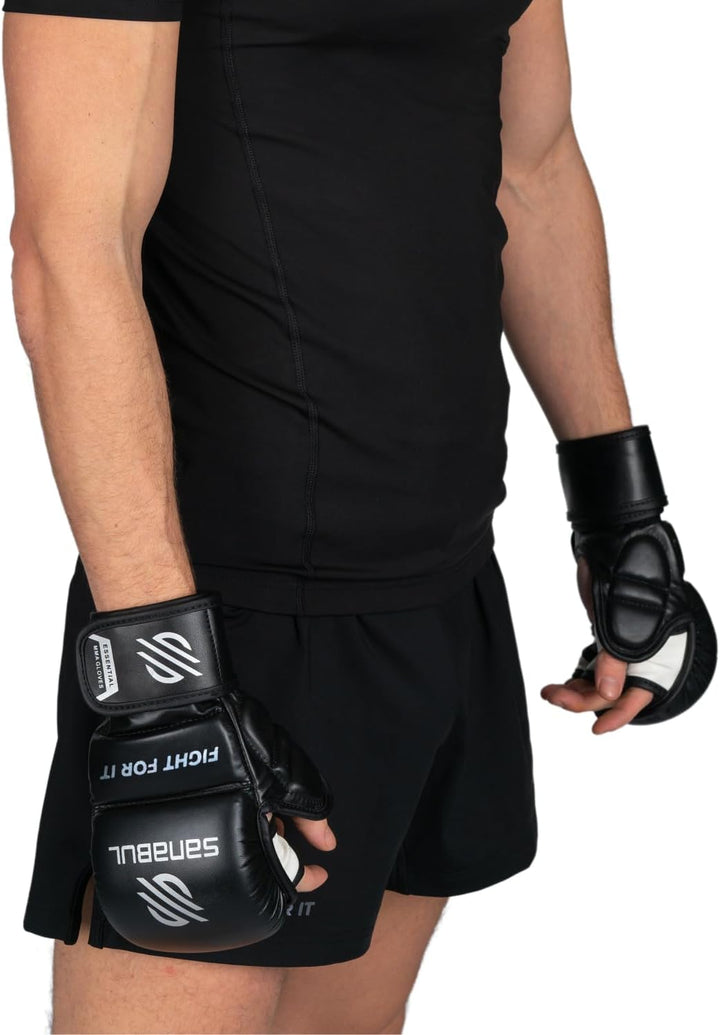 Sanabul Essential 7 oz MMA Handschuhe | MMA Trainingshandschuhe | Hybrid Sparring Handschuhe für MMA